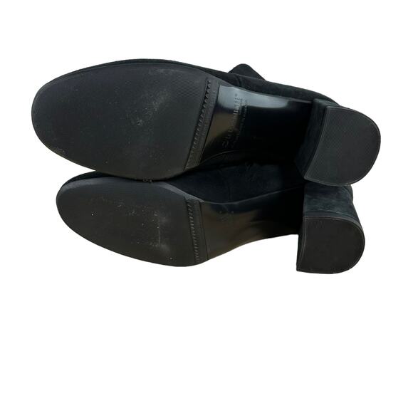 La Canadienne NWOB Joanie Black Side Zip Heeled Ankle Bootie Size 8M Suede - Picture 8 of 10